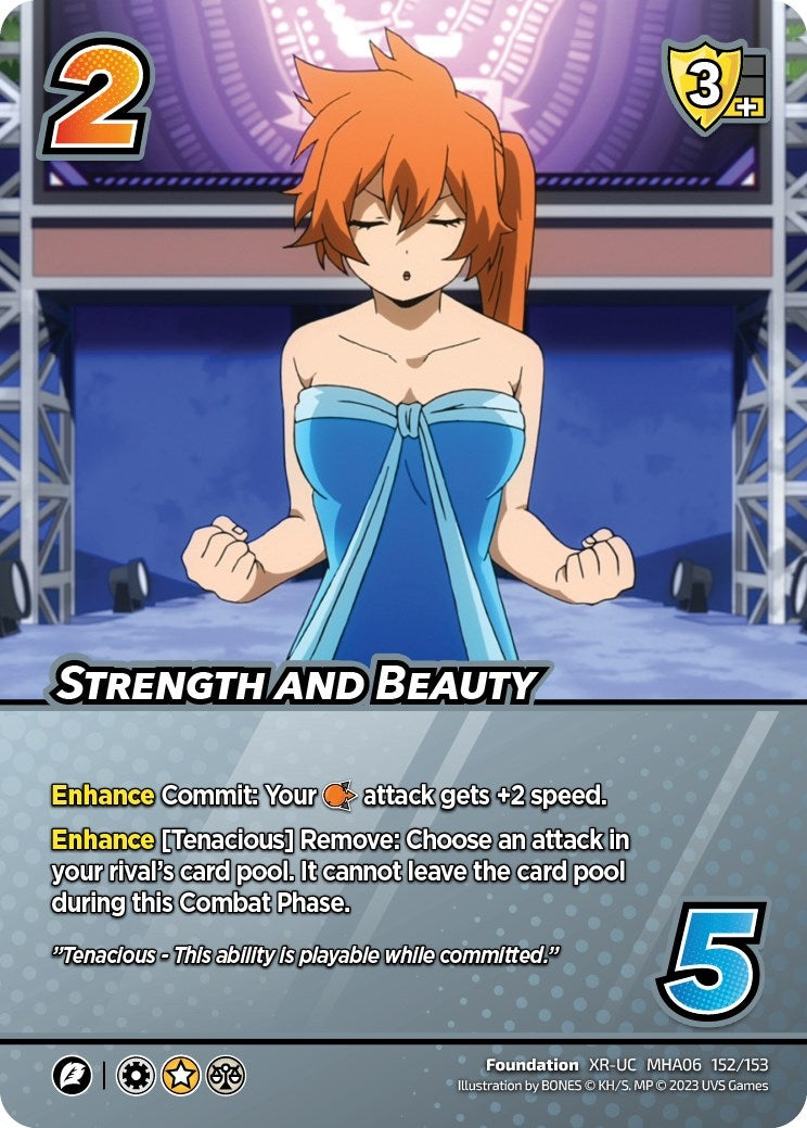 Image for Strength and Beauty (XR) (UniVersus: My Hero Academia: Jet Burn) (152/153) - UniVersus