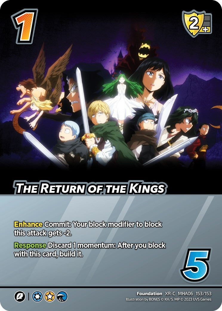 Image for The Return of the Kings (XR) (UniVersus: My Hero Academia: Jet Burn) (153/153) - UniVersus