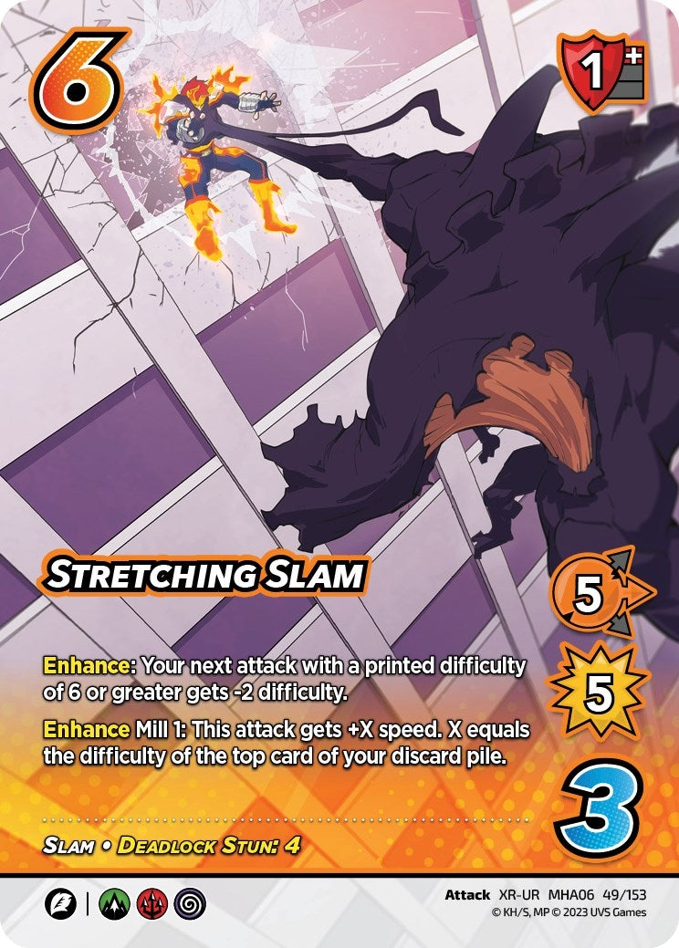 Image for Stretching Slam (XR) (UniVersus: My Hero Academia: Jet Burn) (49/153) - UniVersus