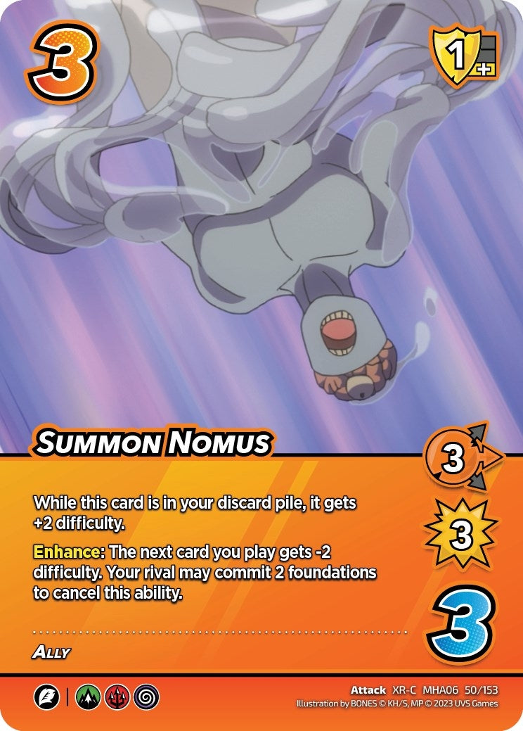 Image for Summon Nomus (XR) (UniVersus: My Hero Academia: Jet Burn) (50/153) - UniVersus