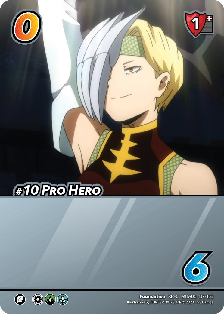 Image for #10 Pro Hero (XR) (UniVersus: My Hero Academia: Jet Burn) (87/153) - UniVersus