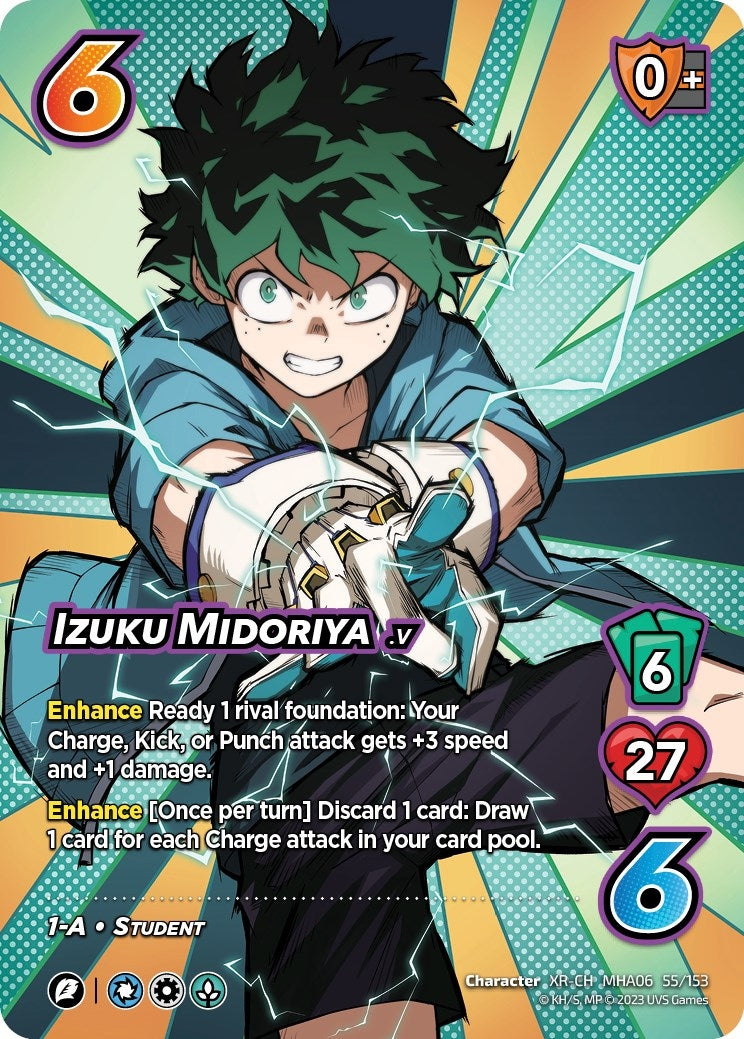 Image for Izuku Midoriya - 55/153 (XR) (UniVersus: My Hero Academia: Jet Burn) (55/153) - UniVersus