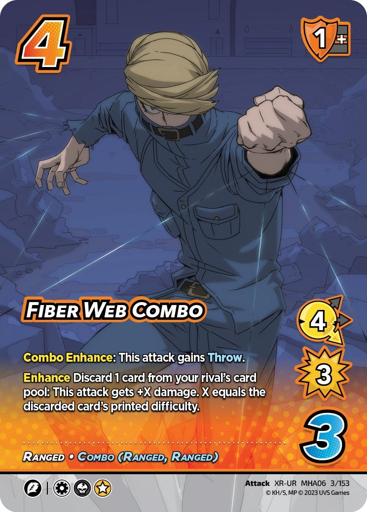 Image for Fiber Web Combo (XR) (UniVersus: My Hero Academia: Jet Burn) (3/153) - UniVersus