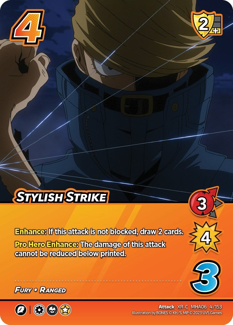 Image for Stylish Strike (XR) (UniVersus: My Hero Academia: Jet Burn) (4/153) - UniVersus
