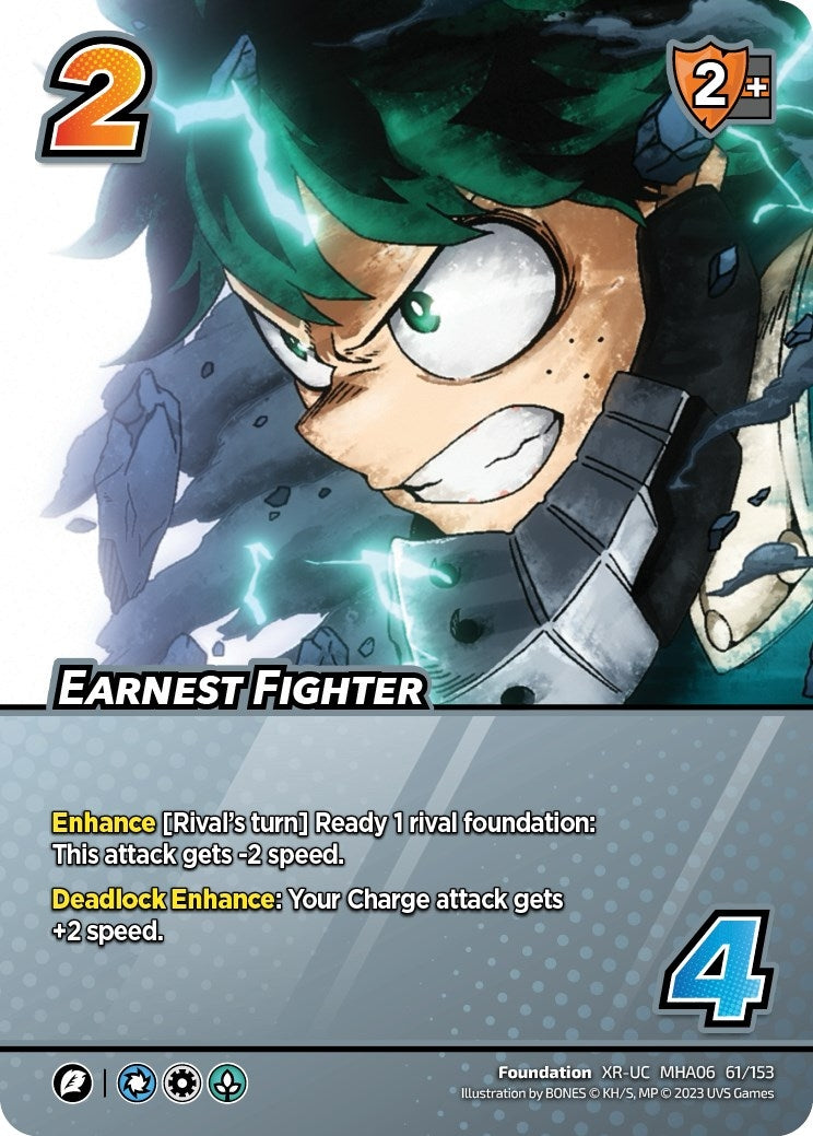 Image for Earnest Fighter (XR) (UniVersus: My Hero Academia: Jet Burn) (61/153) - UniVersus