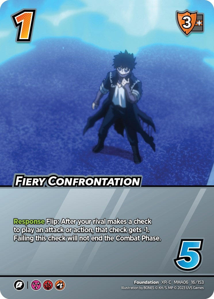 Image for Fiery Confrontation (XR) (UniVersus: My Hero Academia: Jet Burn) (16/153) - UniVersus