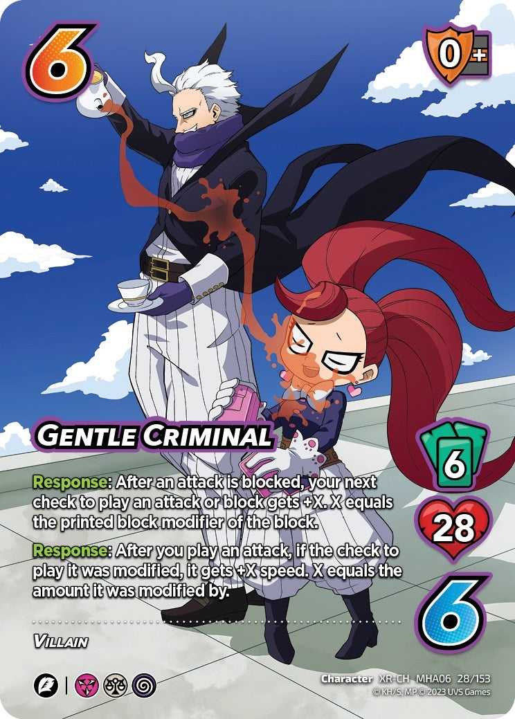 Image for Gentle Criminal (XR) (UniVersus: My Hero Academia: Jet Burn) (28/153) - UniVersus