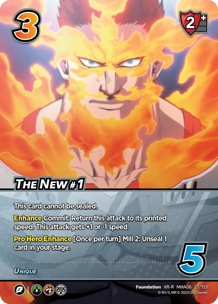 Image for The New #1 (XR) (UniVersus: My Hero Academia: Jet Burn) (27/153) - UniVersus