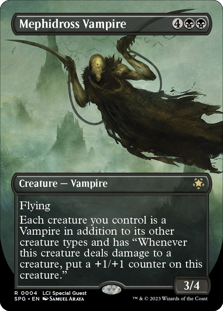 Image for Mephidross Vampire (Borderless) (Special Guests) (4) - Magic: The Gathering