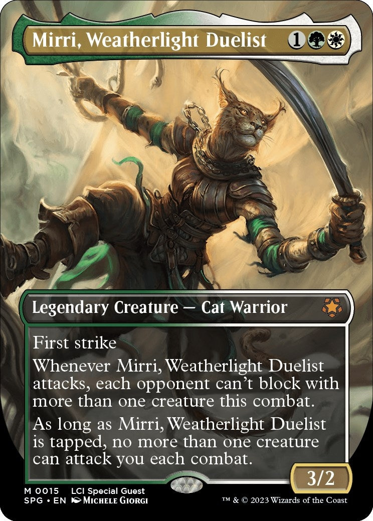 Image for Mirri, Weatherlight Duelist (Borderless) (Special Guests) (15) - Magic: The Gathering