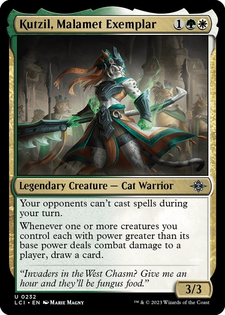 Image for Kutzil, Malamet Exemplar (The Lost Caverns of Ixalan) (232) - Magic: The Gathering