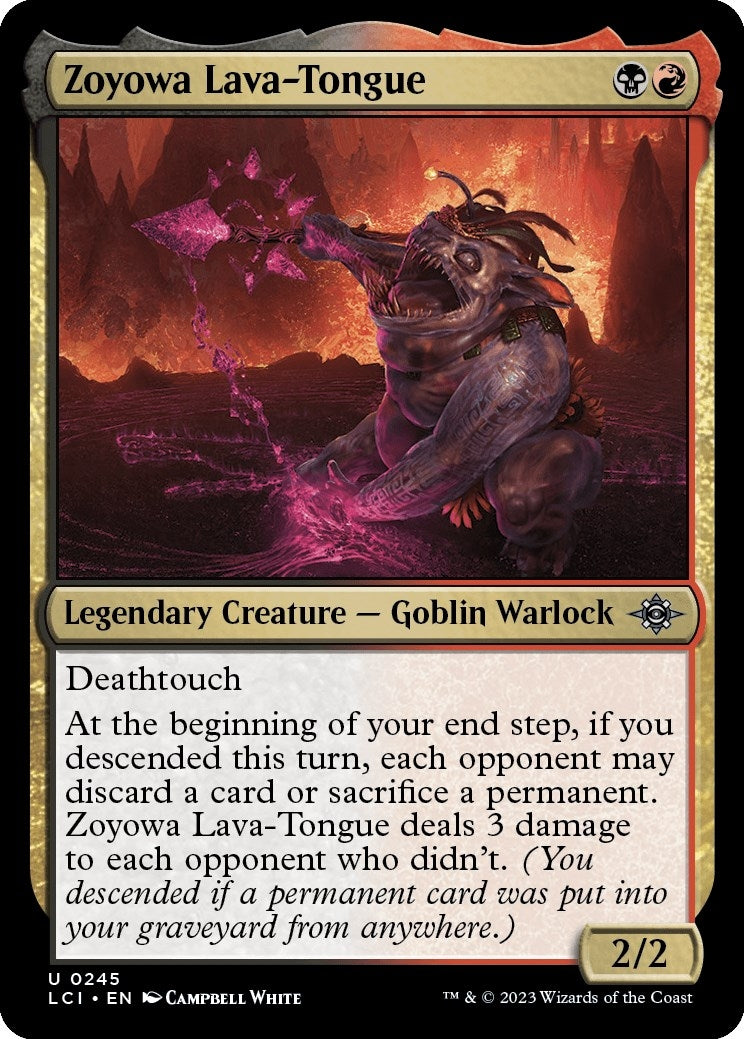 Image for Zoyowa Lava-Tongue (The Lost Caverns of Ixalan) (245) - Magic: The Gathering