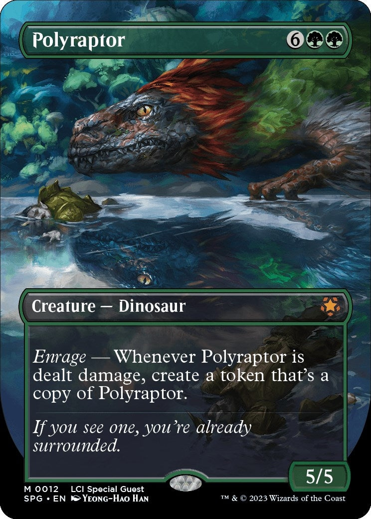 Image for Polyraptor (Borderless) (Special Guests) (12) - Magic: The Gathering