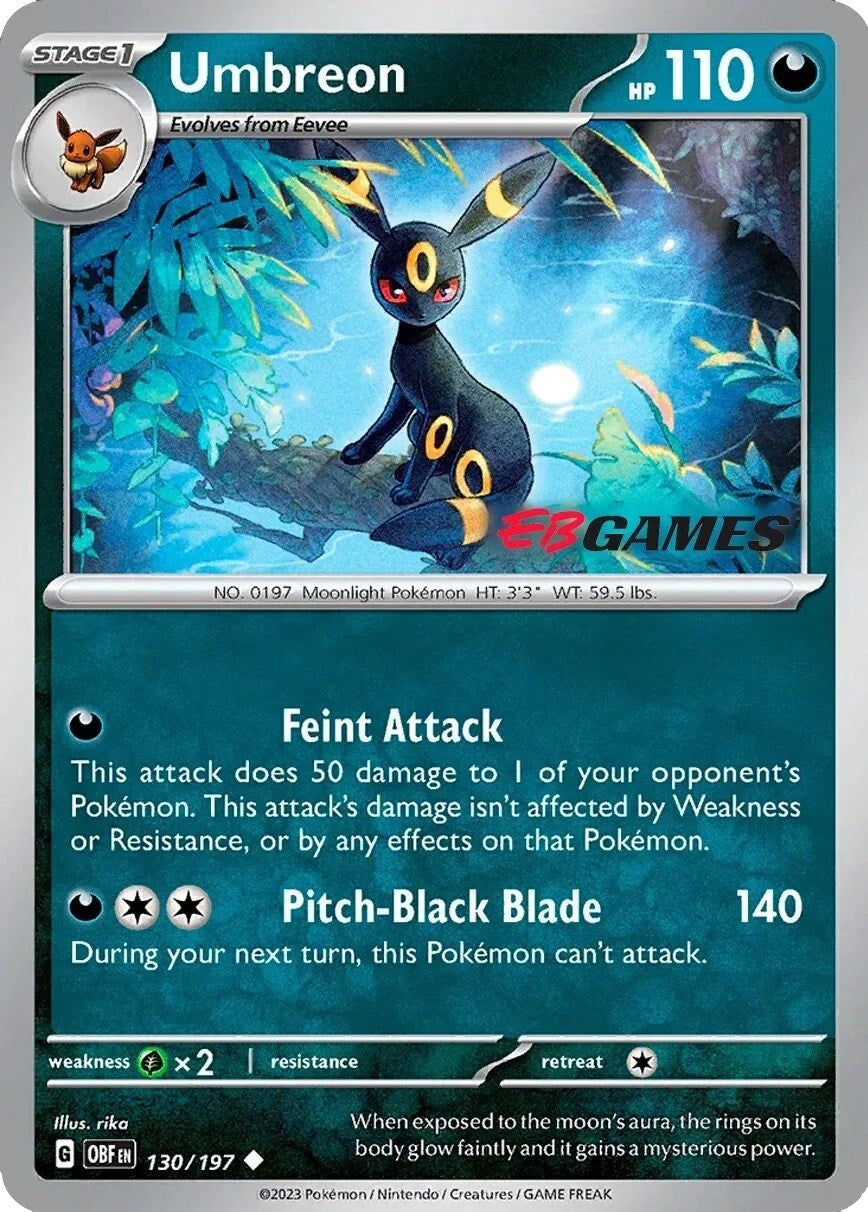 Image for Umbreon - 130/197 (EBGames Exclusive) (Miscellaneous Cards & Products) (130/197) - Pokemon