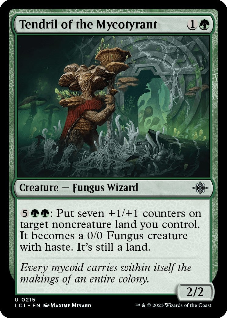 Image for Tendril of the Mycotyrant (The Lost Caverns of Ixalan) (215) - Magic: The Gathering