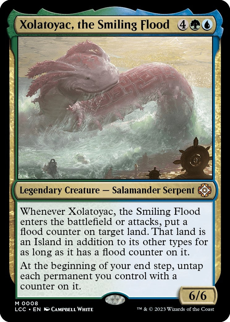 Image for Xolatoyac, the Smiling Flood (Commander: The Lost Caverns of Ixalan) (8) - Magic: The Gathering