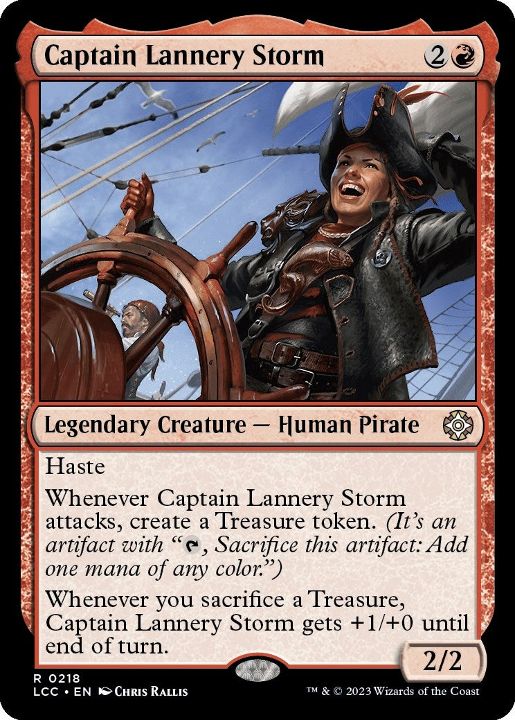Image for Captain Lannery Storm (Commander: The Lost Caverns of Ixalan) (218) - Magic: The Gathering