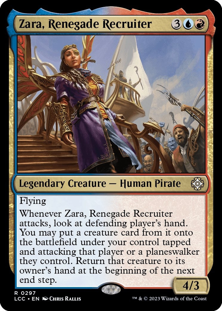 Image for Zara, Renegade Recruiter (Commander: The Lost Caverns of Ixalan) (297) - Magic: The Gathering