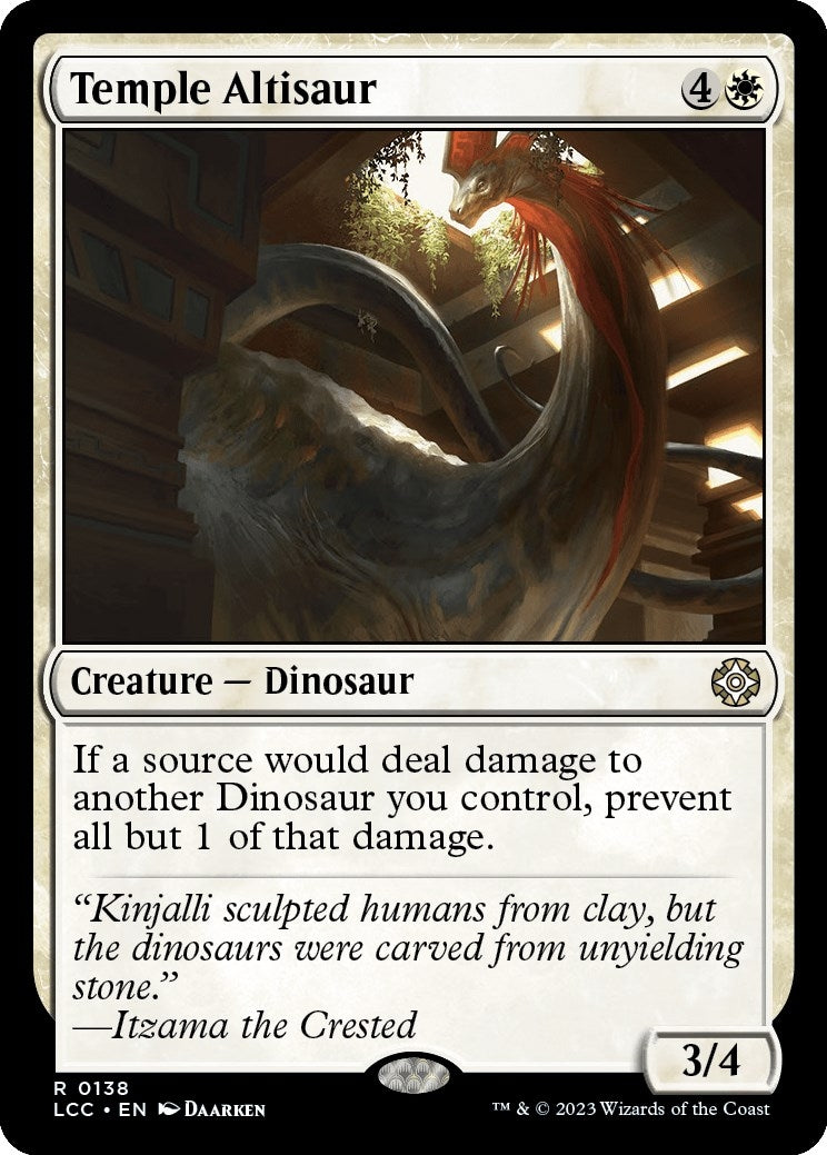 Image for Temple Altisaur (Commander: The Lost Caverns of Ixalan) (138) - Magic: The Gathering