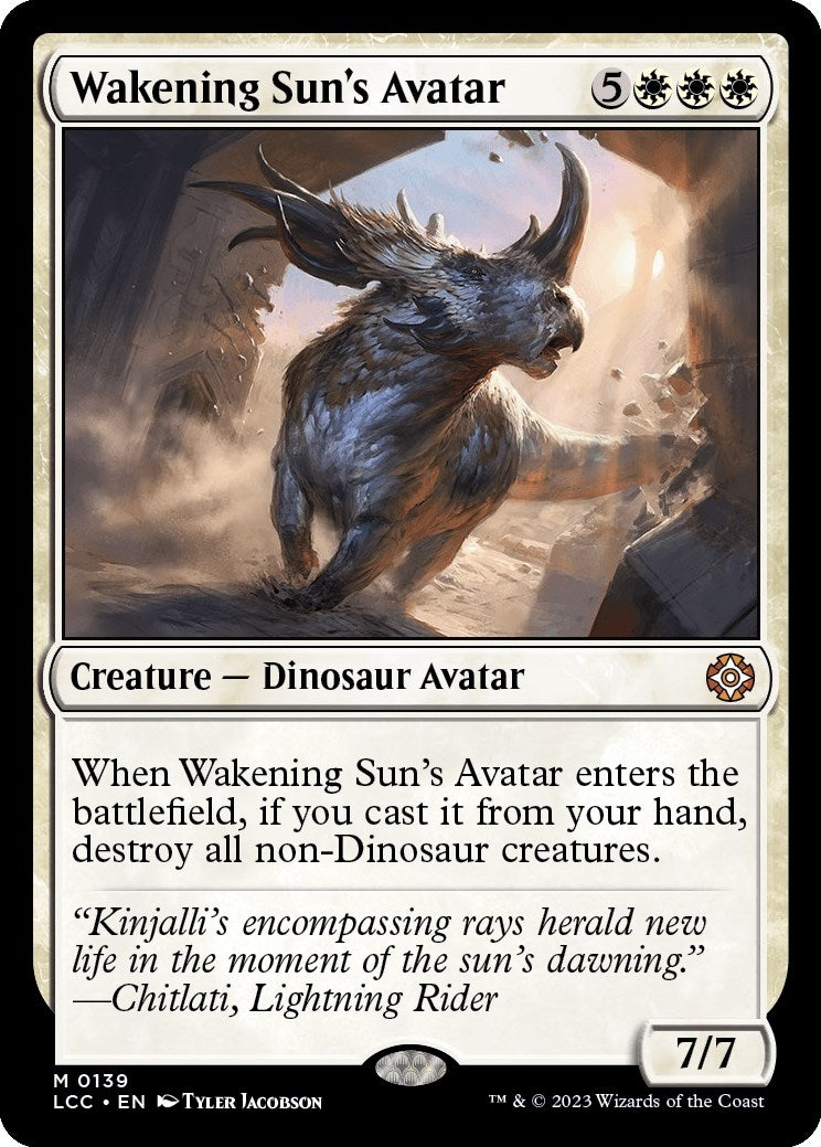 Image for Wakening Sun's Avatar (Commander: The Lost Caverns of Ixalan) (139) - Magic: The Gathering