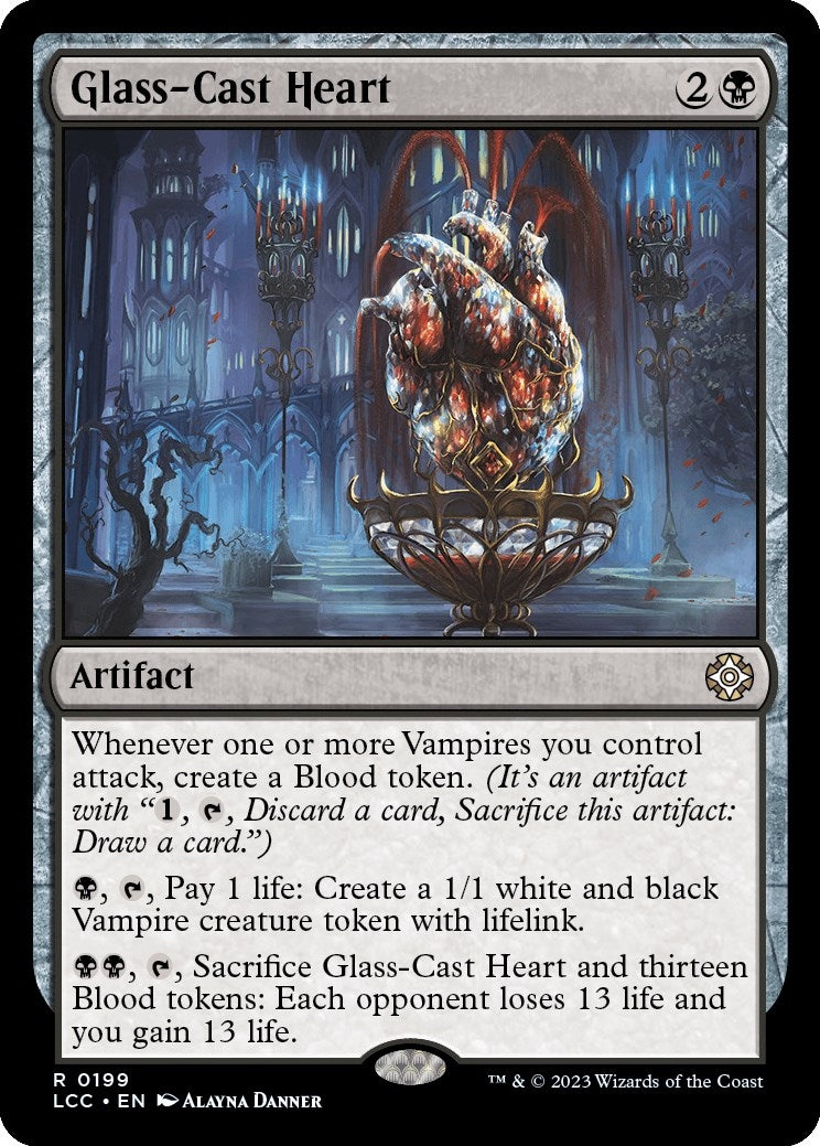 Image for Glass-Cast Heart (Commander: The Lost Caverns of Ixalan) (199) - Magic: The Gathering