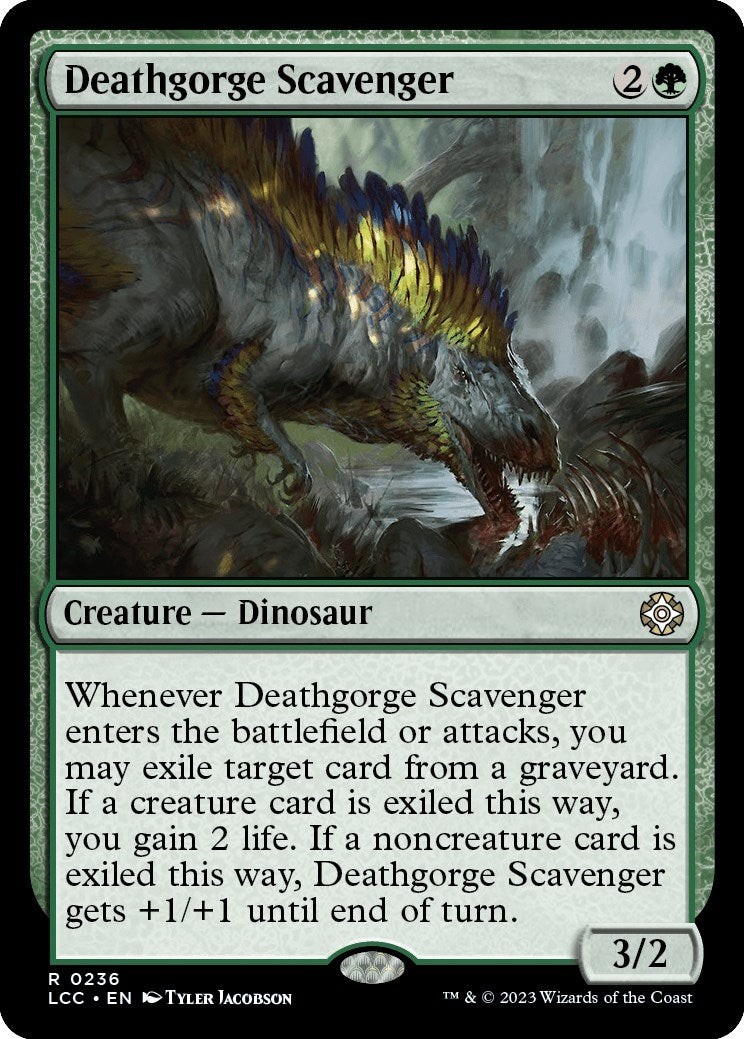 Image for Deathgorge Scavenger (Commander: The Lost Caverns of Ixalan) (236) - Magic: The Gathering