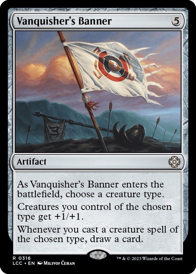 Image for Vanquisher's Banner (Commander: The Lost Caverns of Ixalan) (316) - Magic: The Gathering