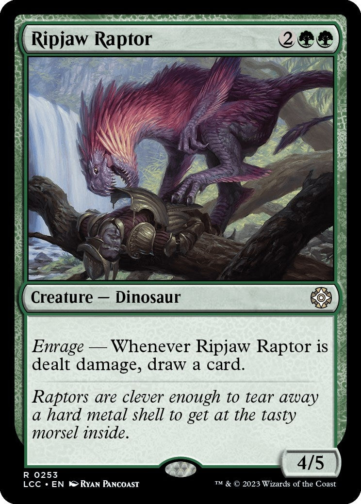 Image for Ripjaw Raptor (Commander: The Lost Caverns of Ixalan) (253) - Magic: The Gathering