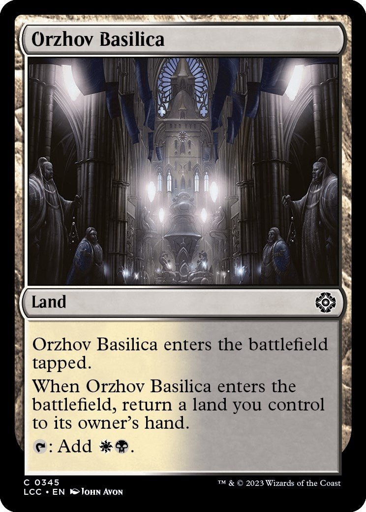 Image for Orzhov Basilica (Commander: The Lost Caverns of Ixalan) (345) - Magic: The Gathering