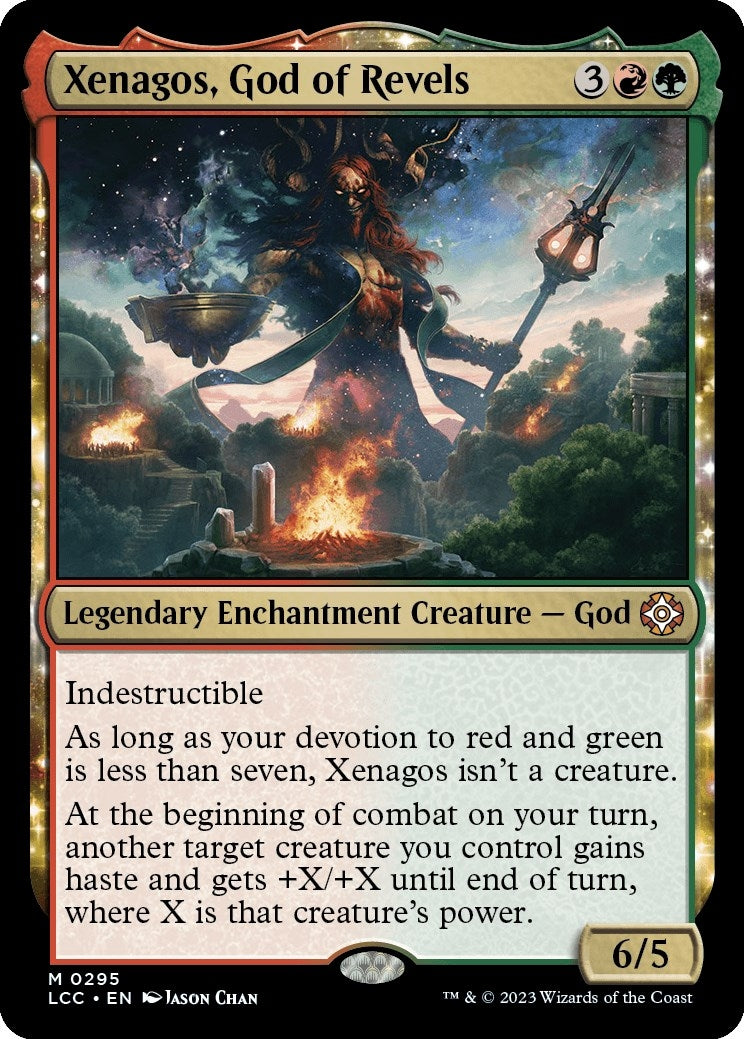Image for Xenagos, God of Revels (Commander: The Lost Caverns of Ixalan) (295) - Magic: The Gathering
