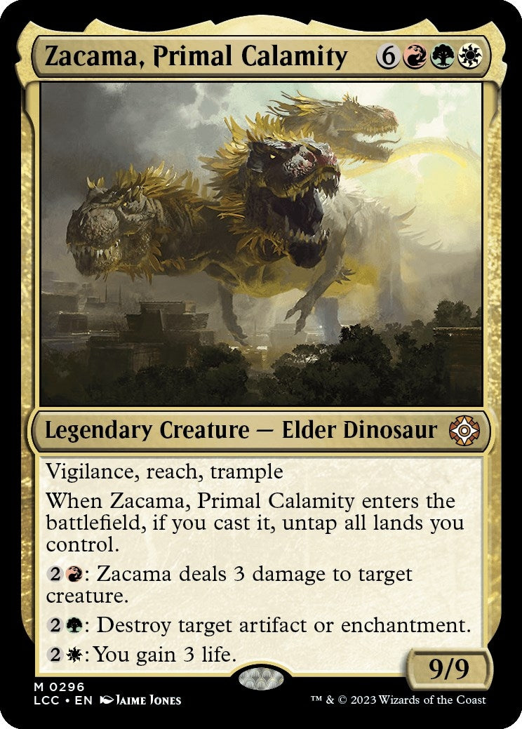 Image for Zacama, Primal Calamity (Commander: The Lost Caverns of Ixalan) (296) - Magic: The Gathering