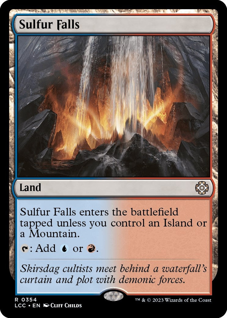 Image for Sulfur Falls (Commander: The Lost Caverns of Ixalan) (354) - Magic: The Gathering