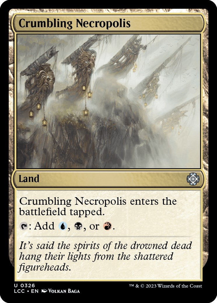 Image for Crumbling Necropolis (Commander: The Lost Caverns of Ixalan) (326) - Magic: The Gathering