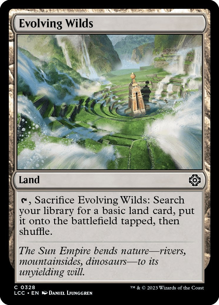 Image for Evolving Wilds (Commander: The Lost Caverns of Ixalan) (328) - Magic: The Gathering