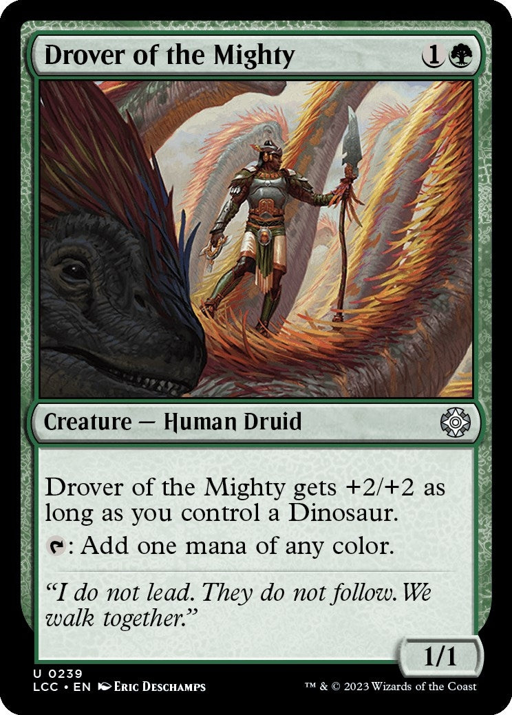 Image for Drover of the Mighty (Commander: The Lost Caverns of Ixalan) (239) - Magic: The Gathering