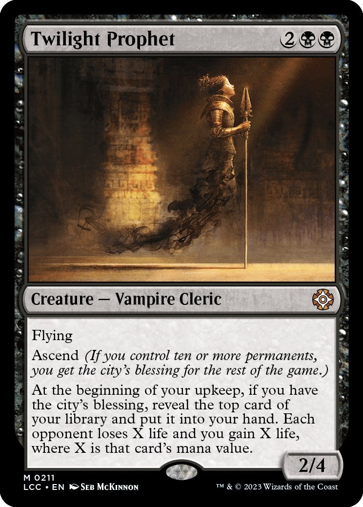 Image for Twilight Prophet (Commander: The Lost Caverns of Ixalan) (211) - Magic: The Gathering