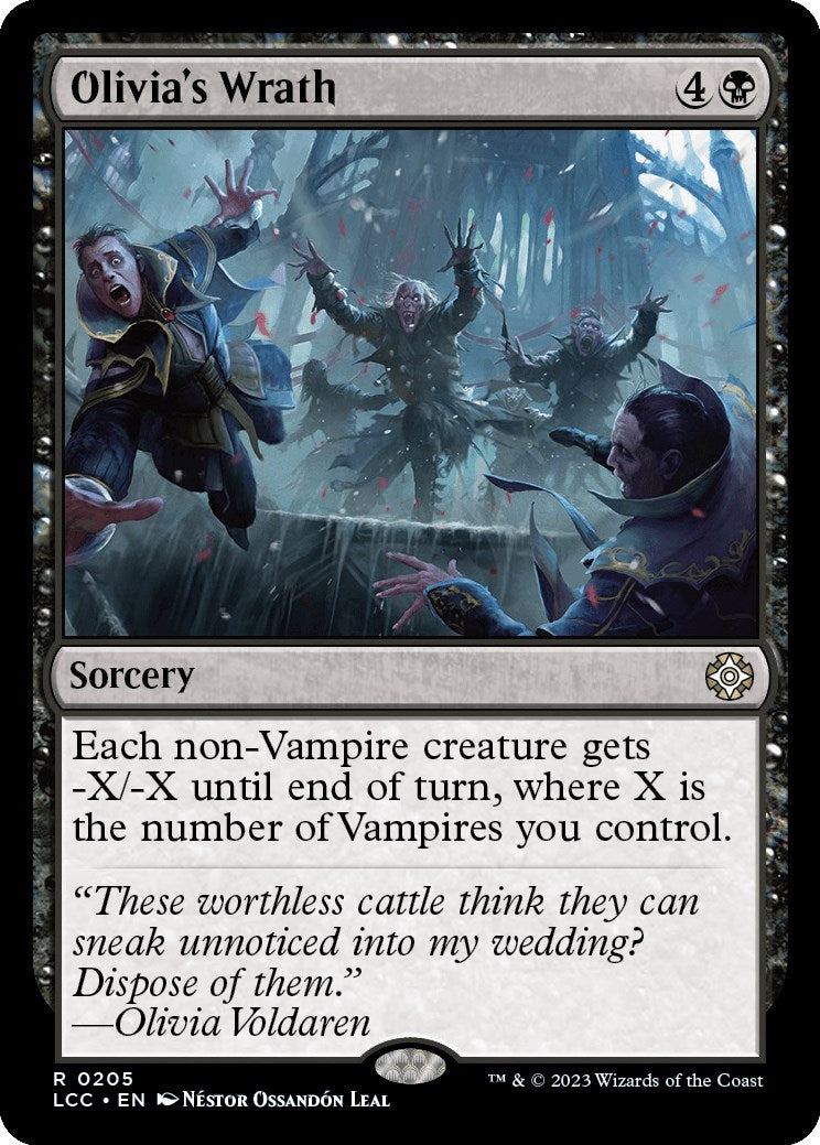 Image for Olivia's Wrath (Commander: The Lost Caverns of Ixalan) (205) - Magic: The Gathering
