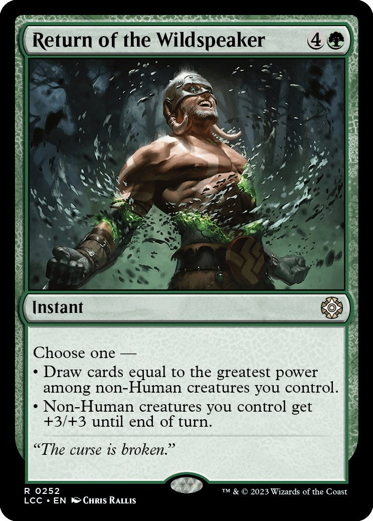 Image for Return of the Wildspeaker (Commander: The Lost Caverns of Ixalan) (252) - Magic: The Gathering
