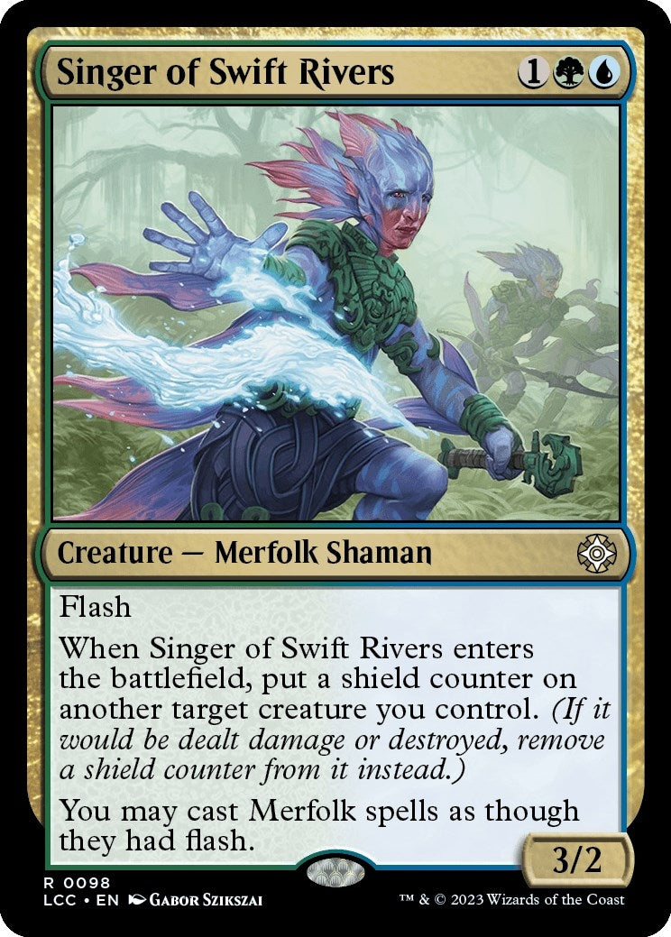 Image for Singer of Swift Rivers (Commander: The Lost Caverns of Ixalan) (98) - Magic: The Gathering