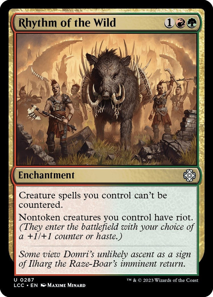Image for Rhythm of the Wild (Commander: The Lost Caverns of Ixalan) (287) - Magic: The Gathering