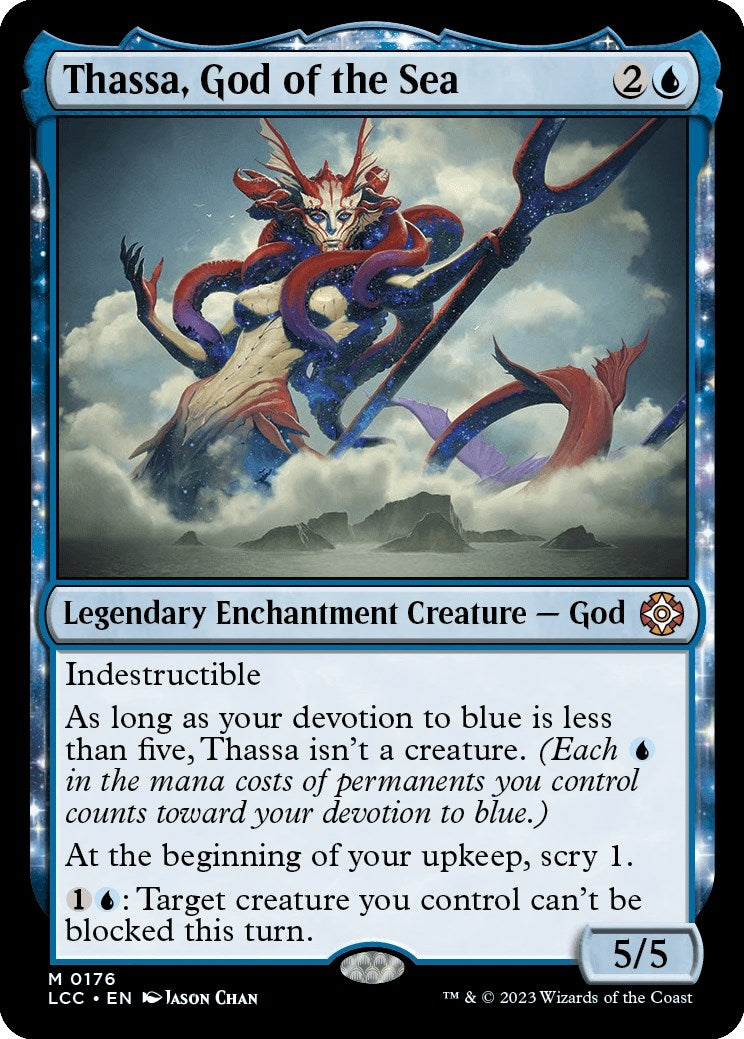Image for Thassa, God of the Sea (Commander: The Lost Caverns of Ixalan) (176) - Magic: The Gathering