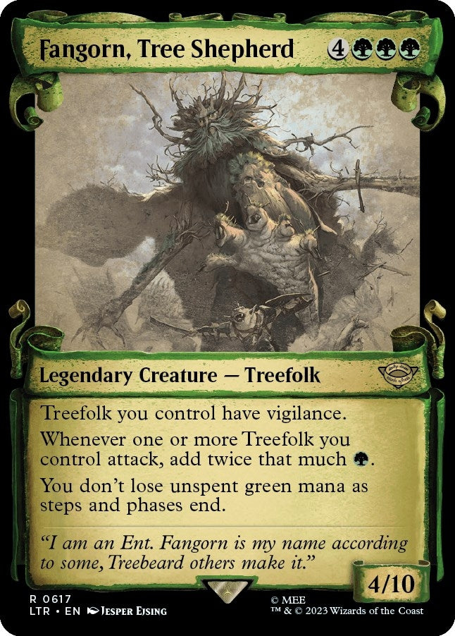 Image for Fangorn, Tree Shepherd (Showcase Scrolls) (Universes Beyond: The Lord of the Rings: Tales of Middle-earth) (617) - Magic: The Gathering