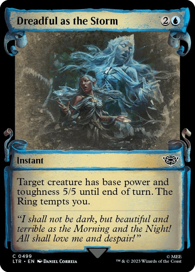 Image for Dreadful as the Storm (Showcase Scrolls) (Universes Beyond: The Lord of the Rings: Tales of Middle-earth) (499) - Magic: The Gathering