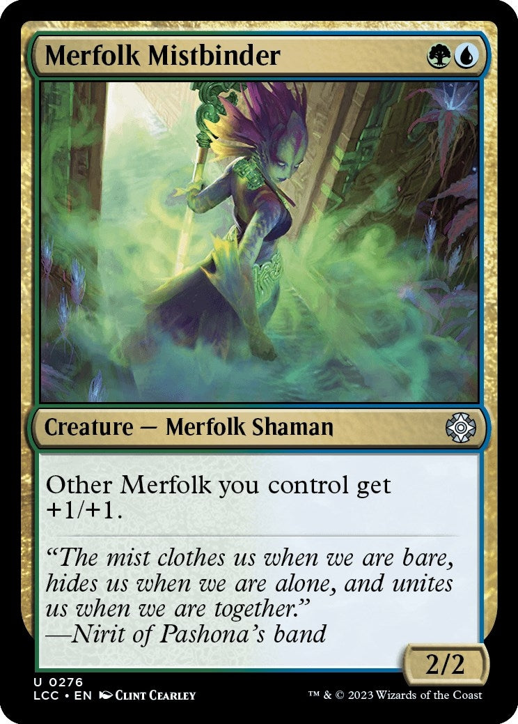 Image for Merfolk Mistbinder (Commander: The Lost Caverns of Ixalan) (276) - Magic: The Gathering