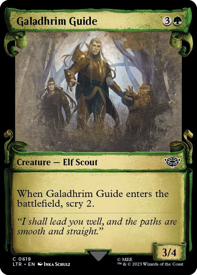 Image for Galadhrim Guide (Showcase Scrolls) (Universes Beyond: The Lord of the Rings: Tales of Middle-earth) (619) - Magic: The Gathering