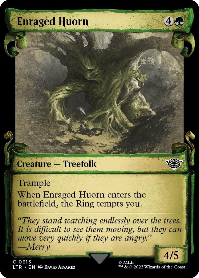Image for Enraged Huorn (Showcase Scrolls) (Universes Beyond: The Lord of the Rings: Tales of Middle-earth) (613) - Magic: The Gathering