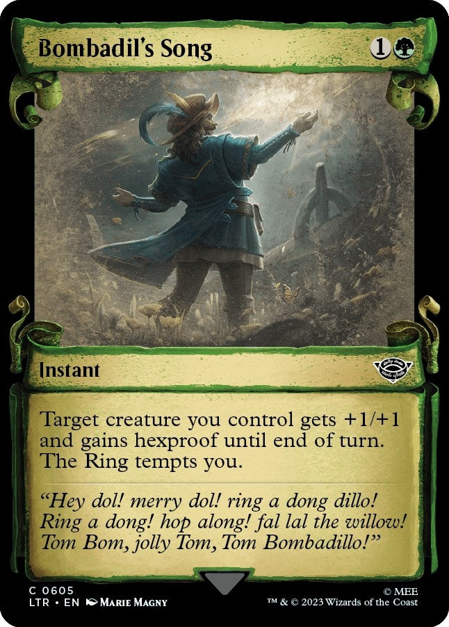 Image for Bombadil's Song (Showcase Scrolls) (Universes Beyond: The Lord of the Rings: Tales of Middle-earth) (605) - Magic: The Gathering