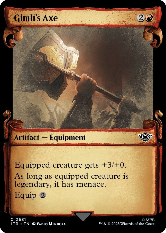 Image for Gimli's Axe (Showcase Scrolls) (Universes Beyond: The Lord of the Rings: Tales of Middle-earth) (581) - Magic: The Gathering
