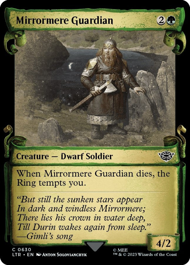 Image for Mirrormere Guardian (Showcase Scrolls) (Universes Beyond: The Lord of the Rings: Tales of Middle-earth) (630) - Magic: The Gathering