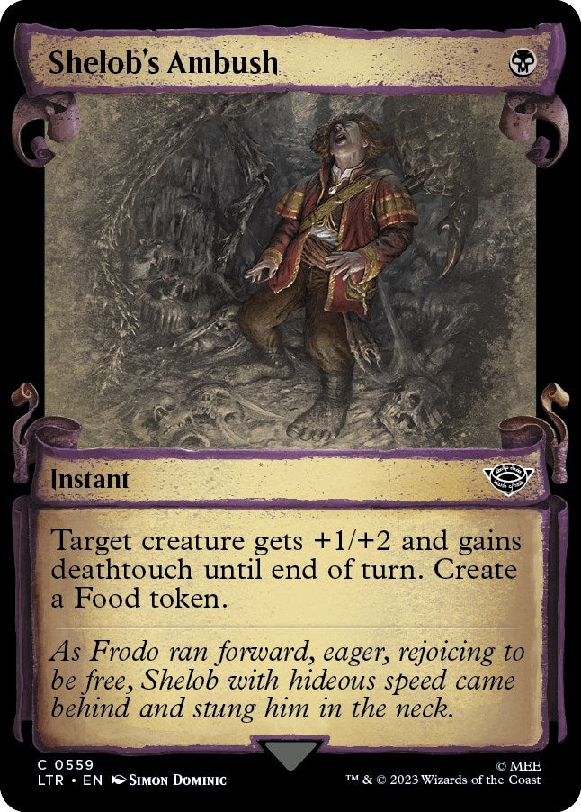 Image for Shelob's Ambush (Showcase Scrolls) (Universes Beyond: The Lord of the Rings: Tales of Middle-earth) (559) - Magic: The Gathering